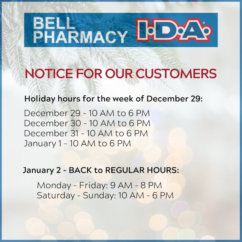 Holiday Hours